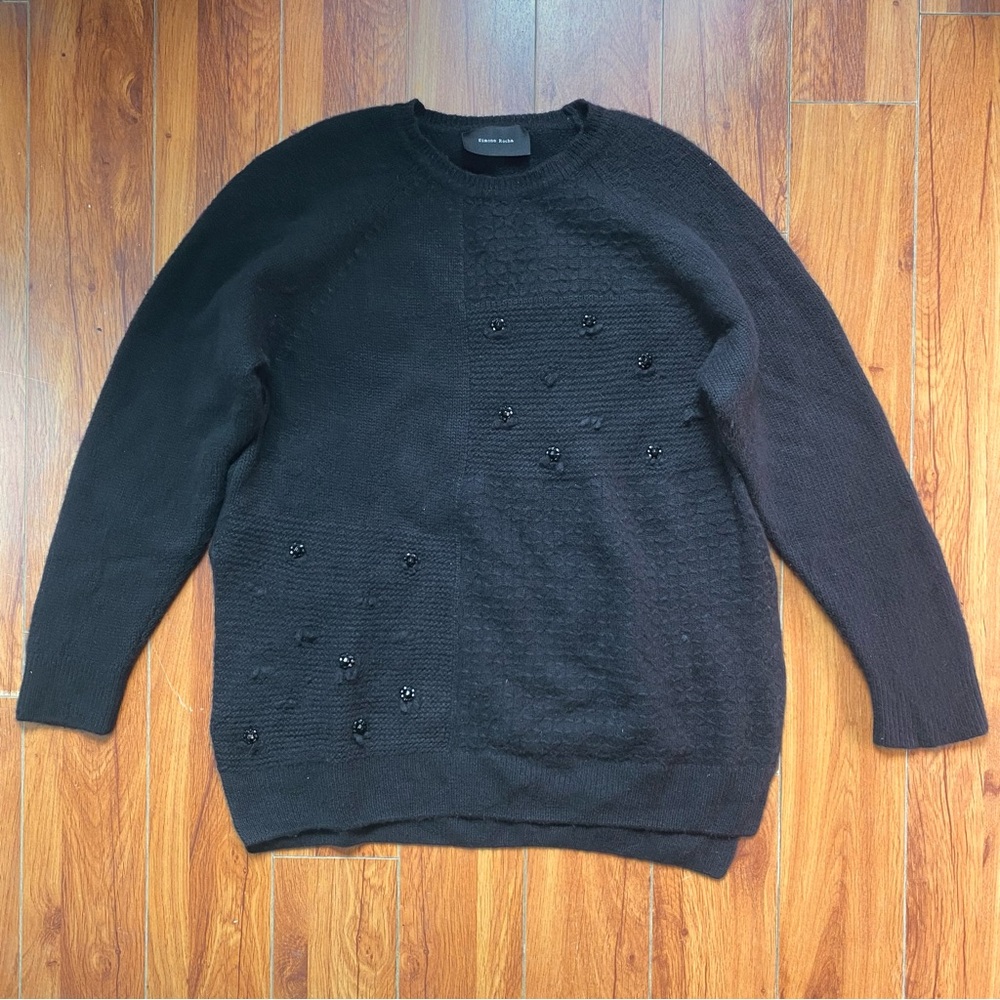 Simone Rocha Beaded Cashmere Sweater